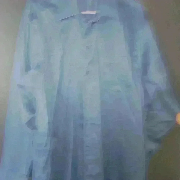 Kenneth Cole Mens Button Up Dress Shirt Size 17  34/35 - Picture 2 of 12